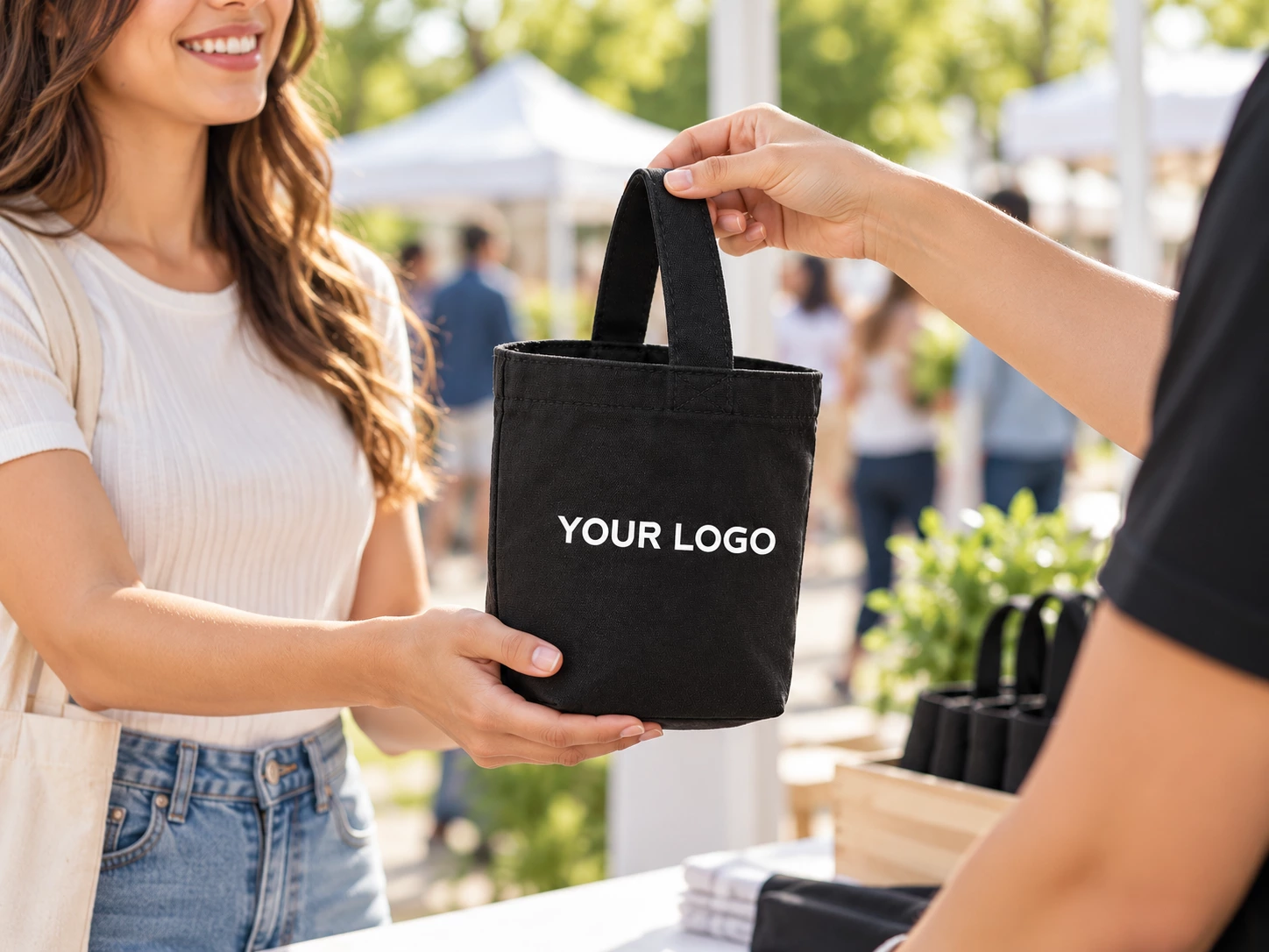 Mini Canvas Tote Bag