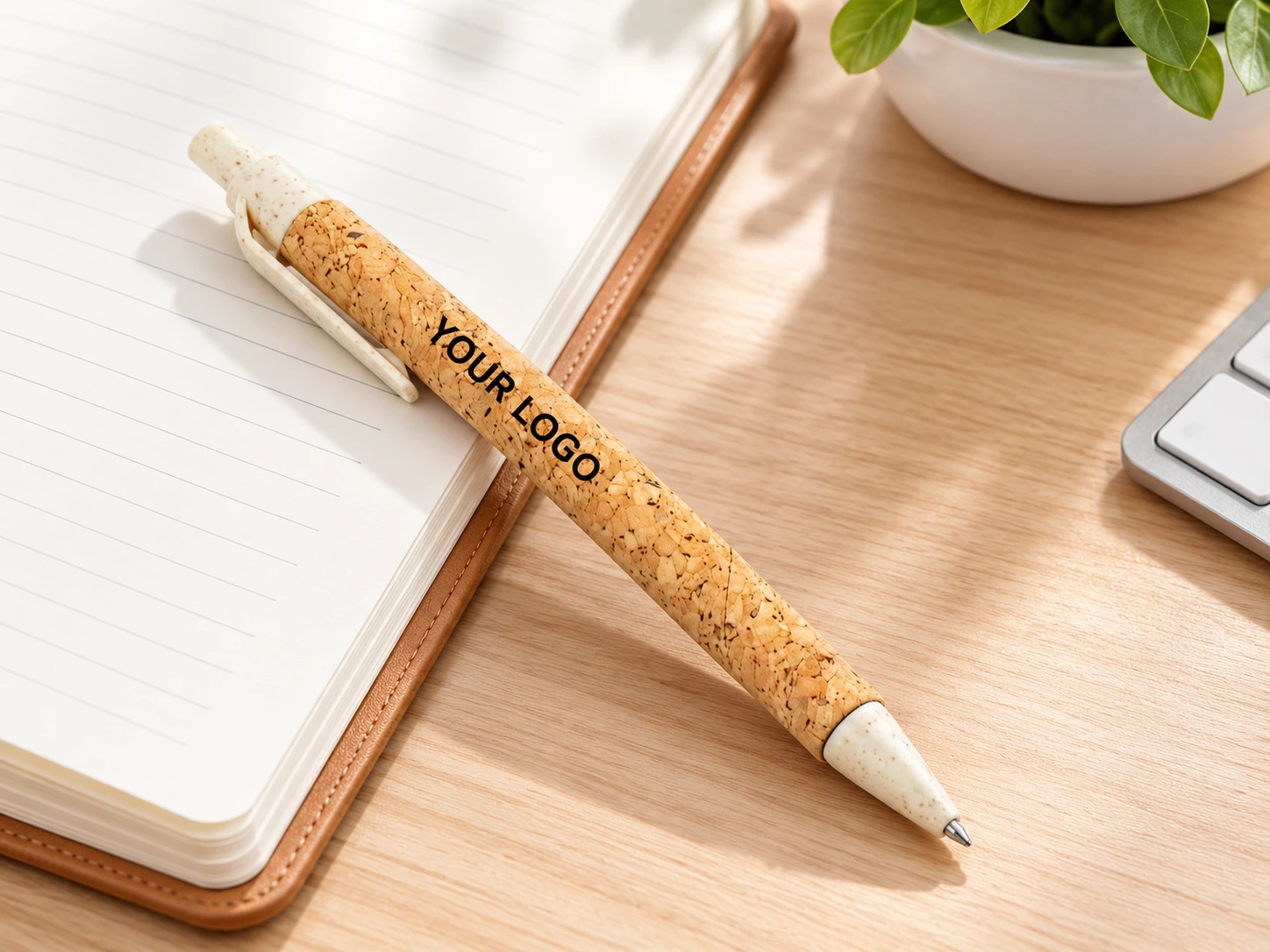 Cork Barrel Ballpoint Pen