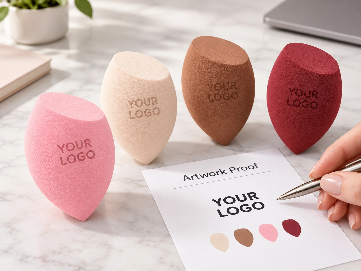Angled Beauty Blender Sponge