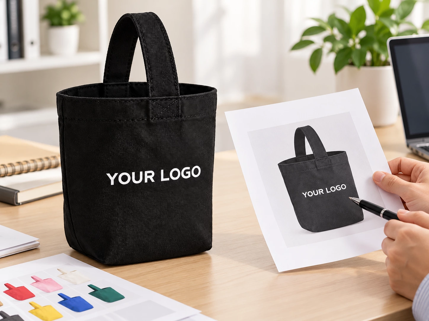 Mini Canvas Tote Bag