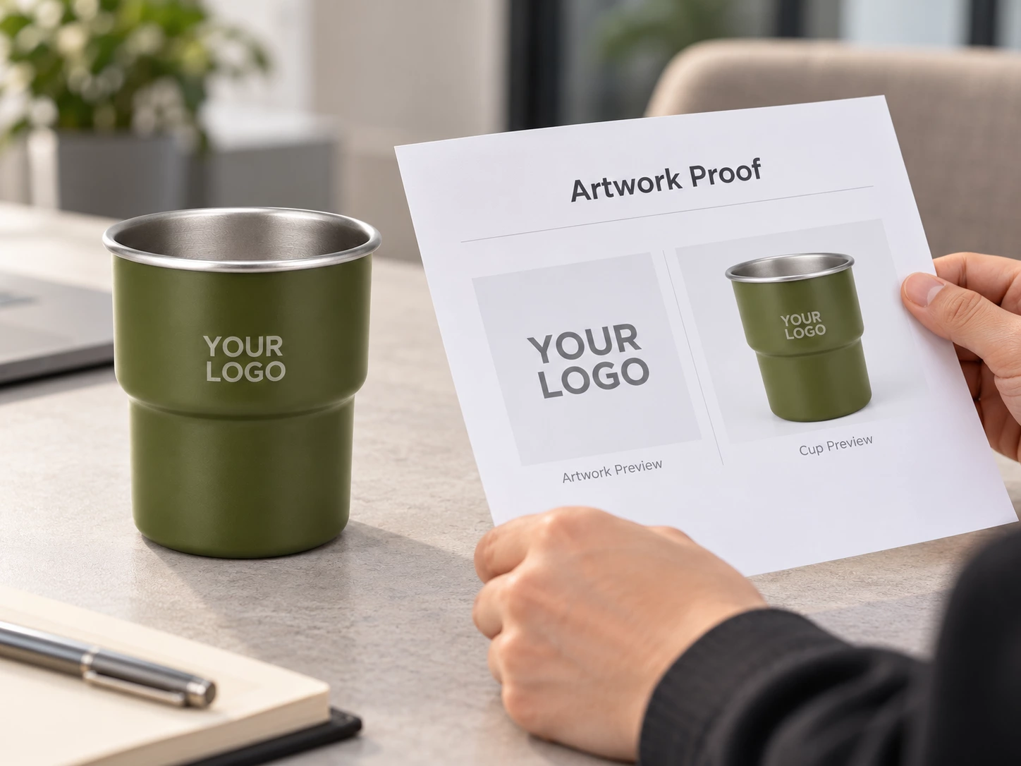 Stackable 300ml Stainless Steel Cup