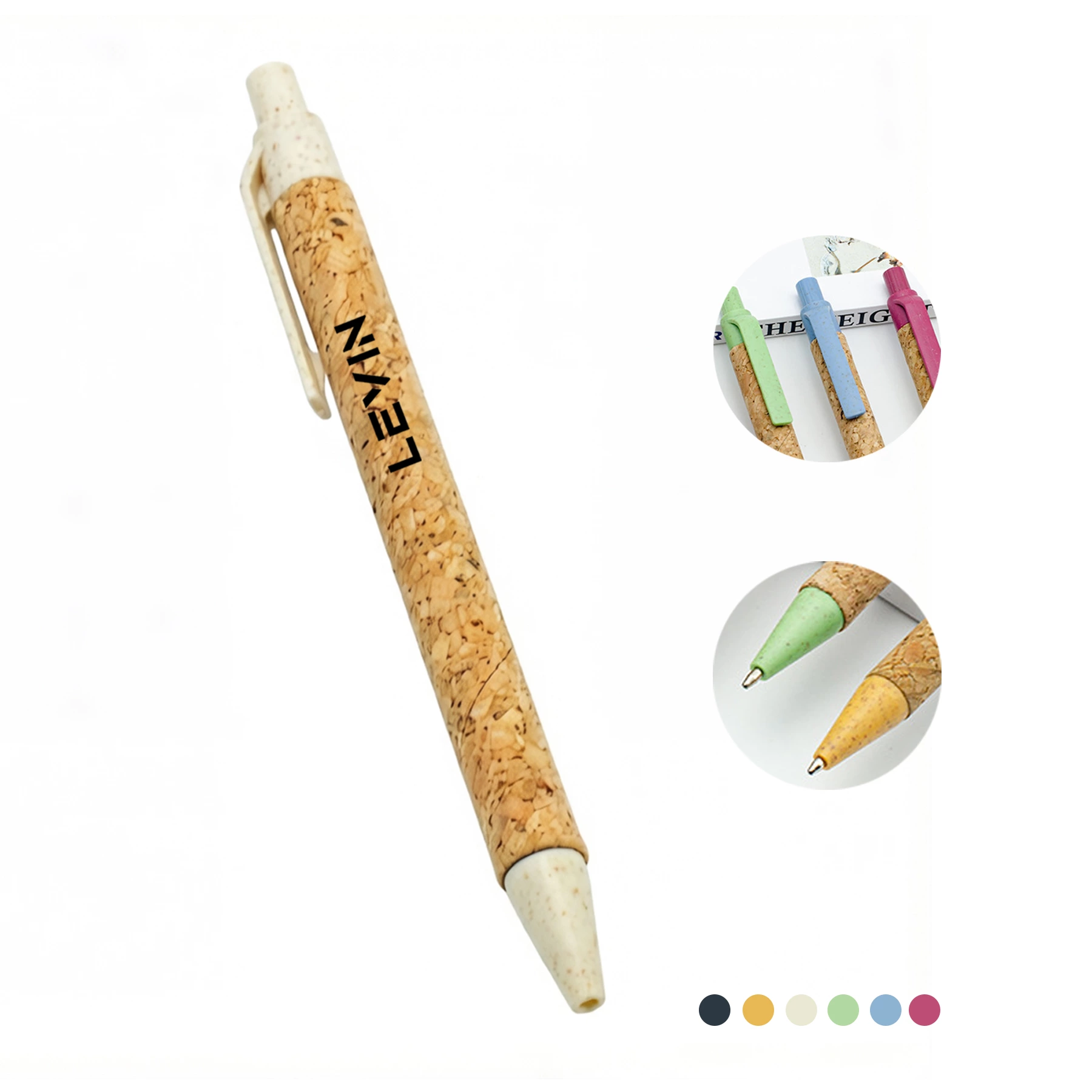 Cork Barrel Ballpoint Pen